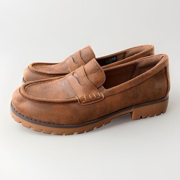 SKECHERS Shoes - Skechers Cypress Bold Move Brown Lug Loafers Women Size 9 Air Cooled Comfort